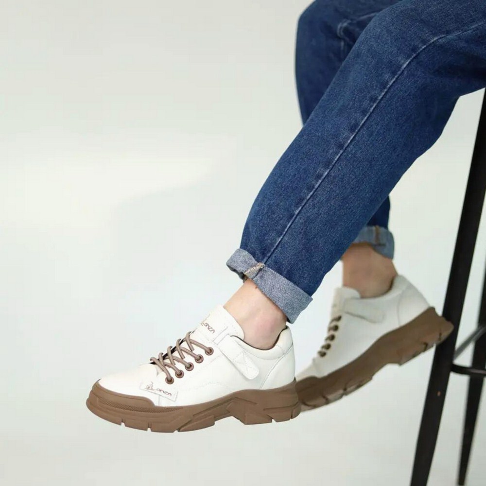 Women's leather sneakers Lonza model 5454