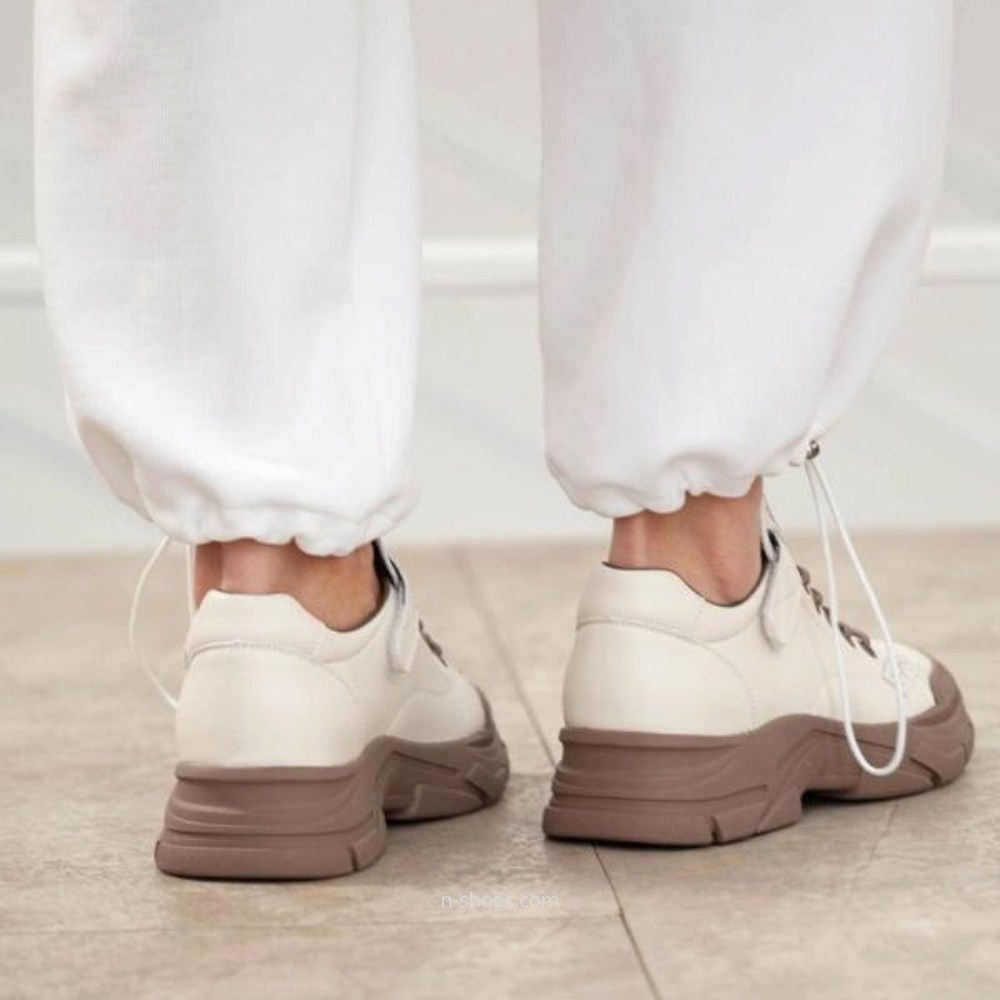 Women's leather sneakers Lonza model 5454