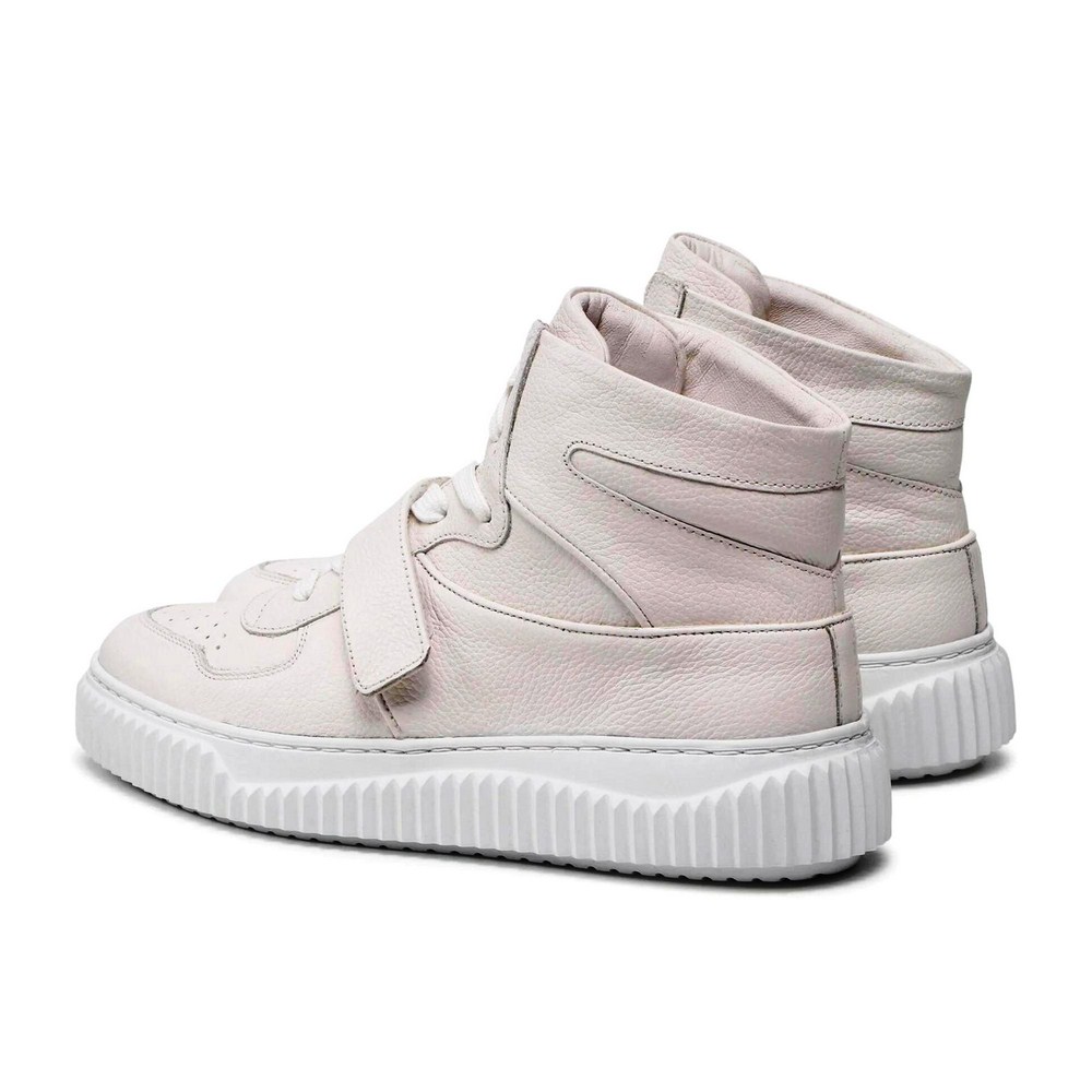 Женские кожаные высокие кроссовки Badura WI23-ANIMA-01 White 5461