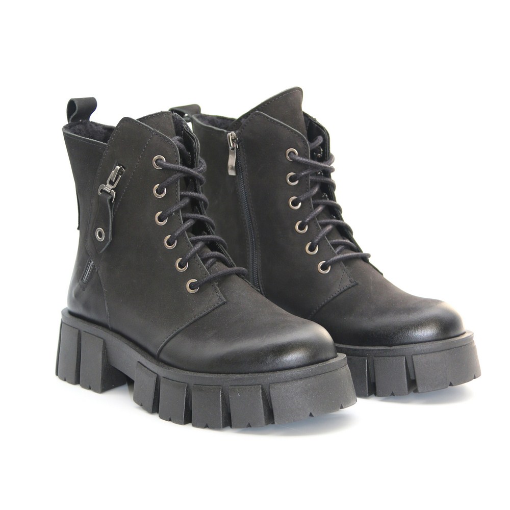 Жіночі чорні зимові черевики Contes 626 czarny czarny rol 5463