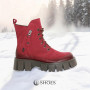 Contes 626 Bordo Flot 5464 Burgundy Winter Boots Made of Genuine Leather