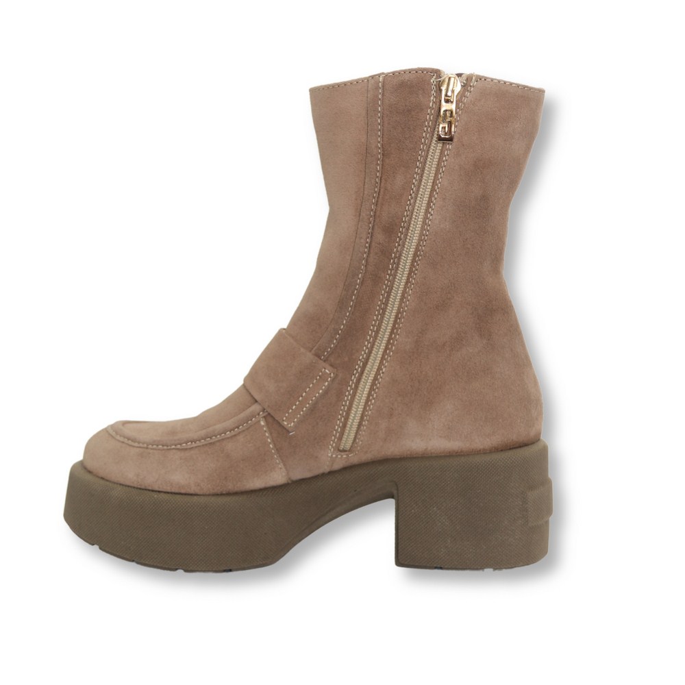 Жіночі бежеві зимові черевики Simen 6415a w.ebano 5465