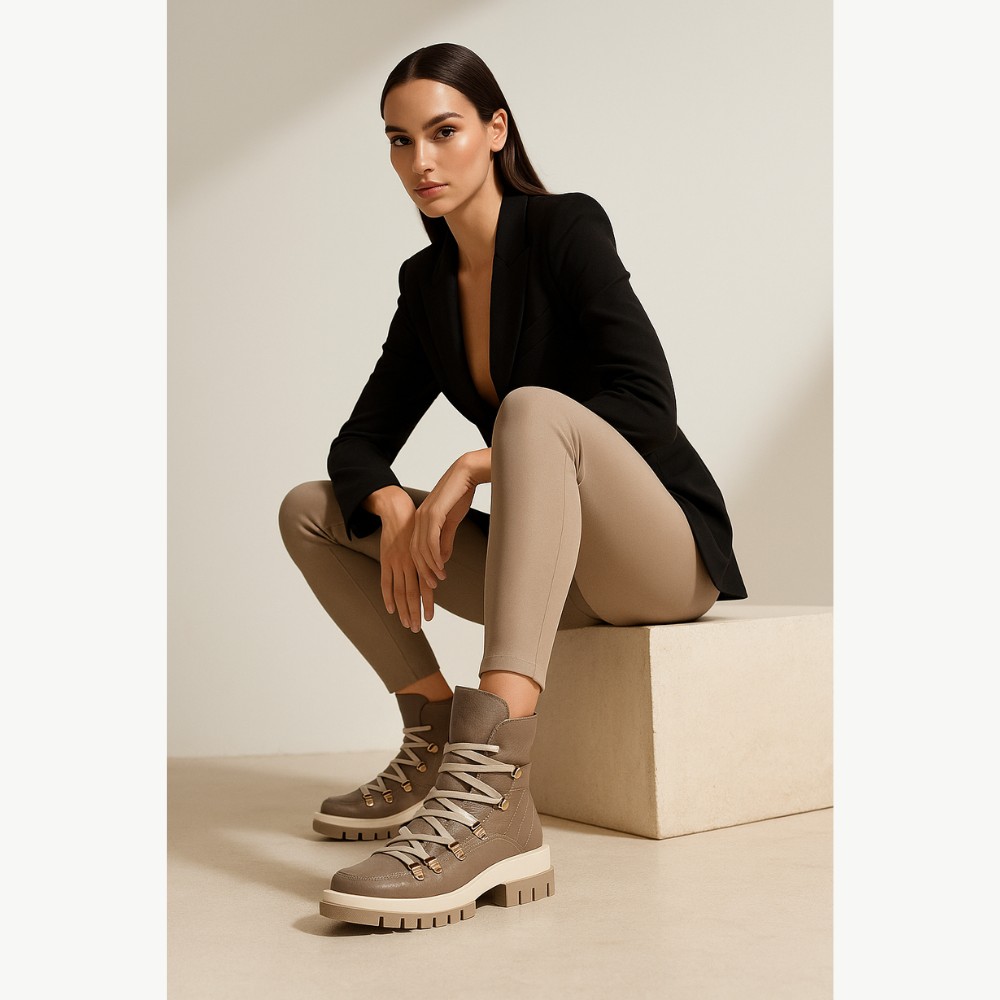 Жіночі зимові шкіряні черевики Steizer z714 651 5472