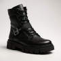 Women’s Black Leather Winter Boots Steizer z340-2533 5473