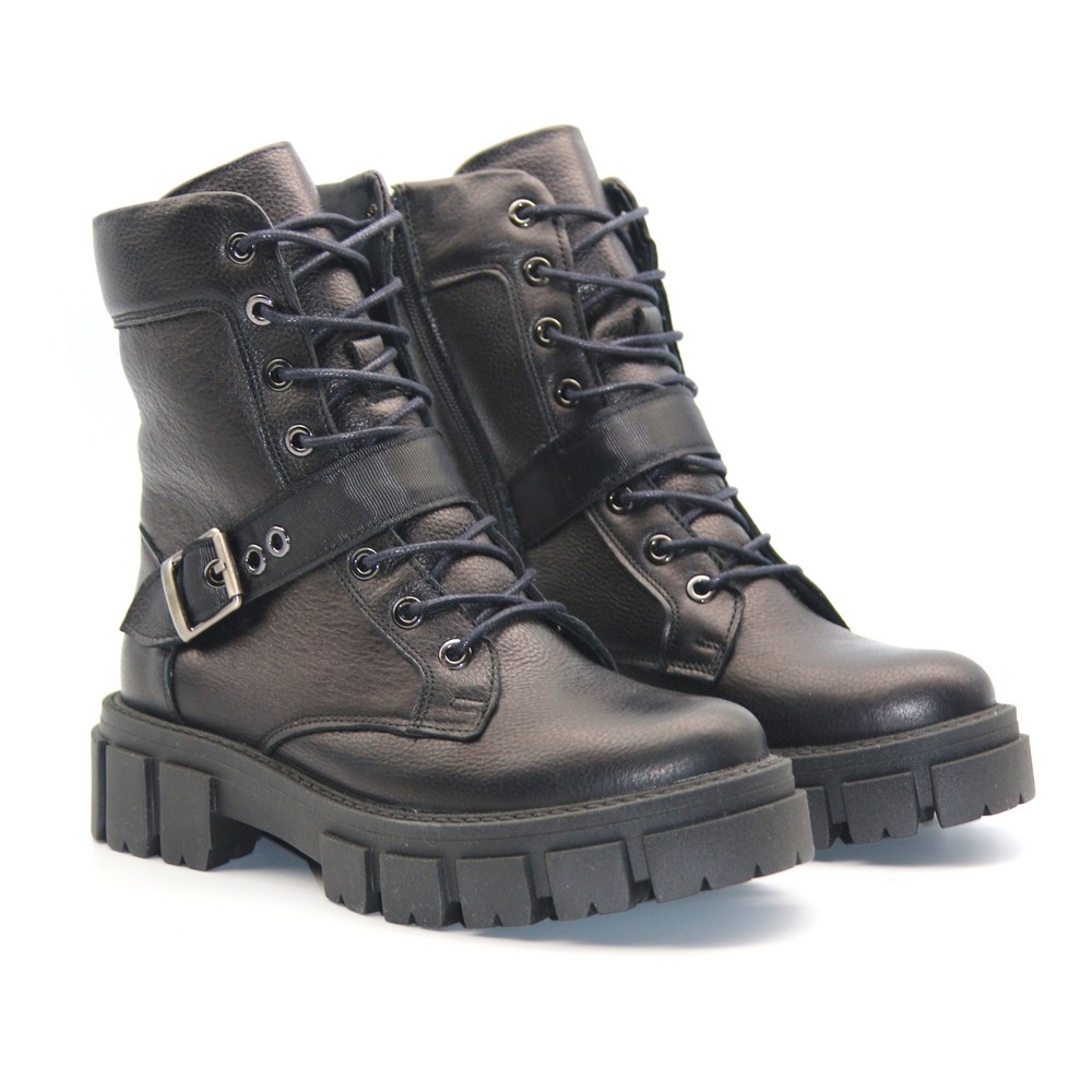 Women’s Black Leather Winter Boots Steizer z340-2533 5473