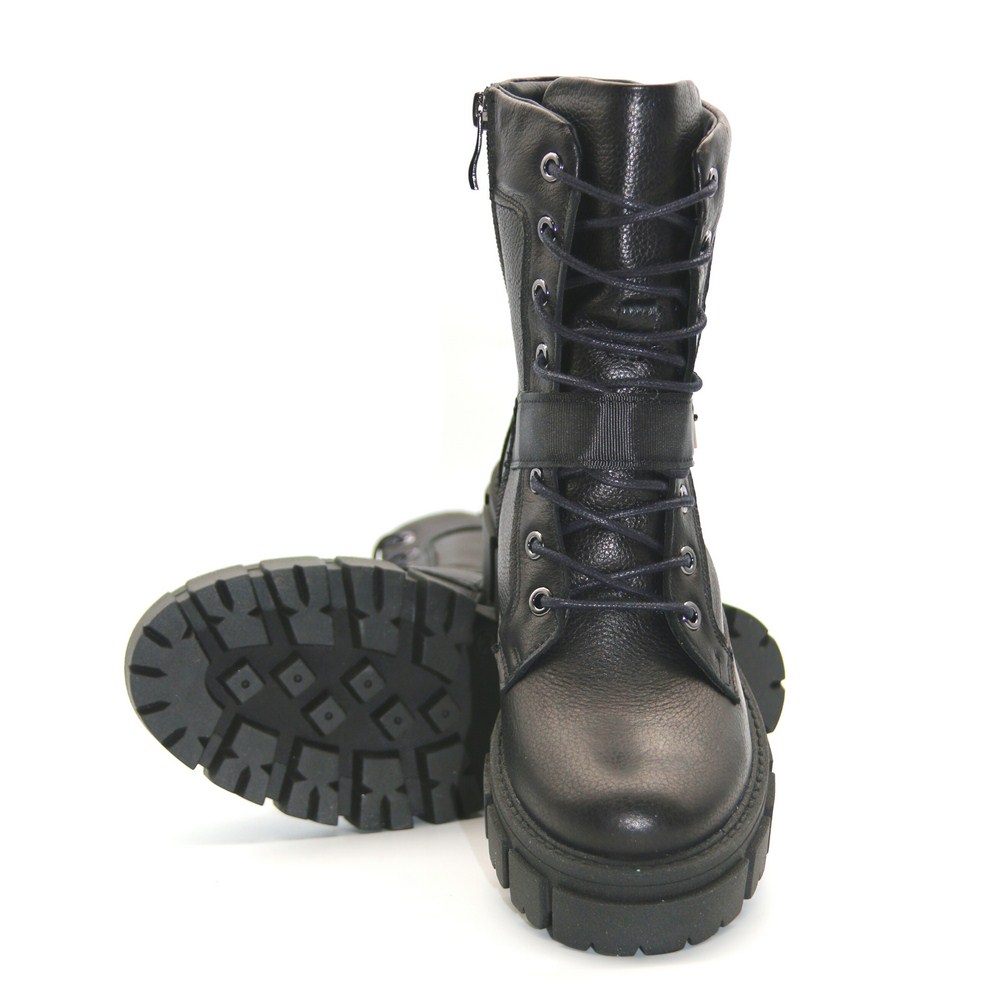 Women’s Black Leather Winter Boots Steizer z340-2533 5473