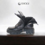 Women’s Black Leather Winter Boots Steizer z340-2533 5473
