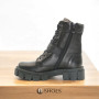 Women’s Black Leather Winter Boots Steizer z340-2533 5473