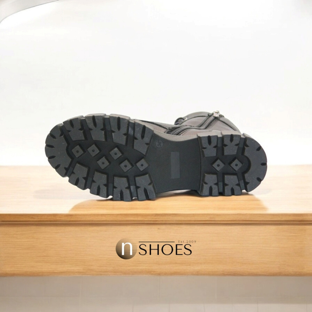 Women’s Black Leather Winter Boots Steizer z340-2533 5473