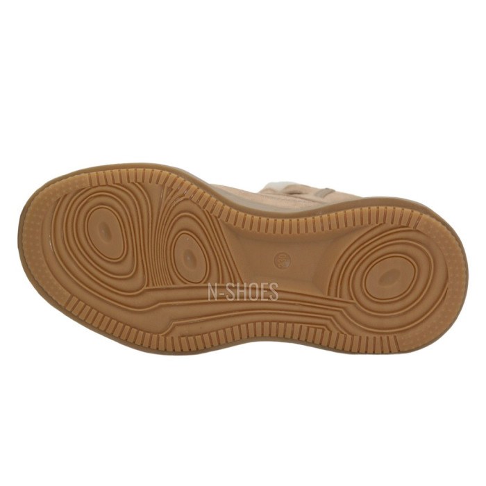 Женские бежевые зимние кроссовки Lonza 179491 oao-zm837 beige 5478