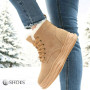 Women’s Beige Winter Sneakers Lonza 179491 oao-zm837 beige 5478