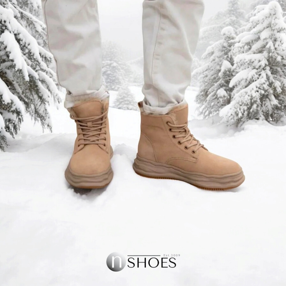 Women’s Beige Winter Sneakers Lonza 179491 oao-zm837 beige 5478