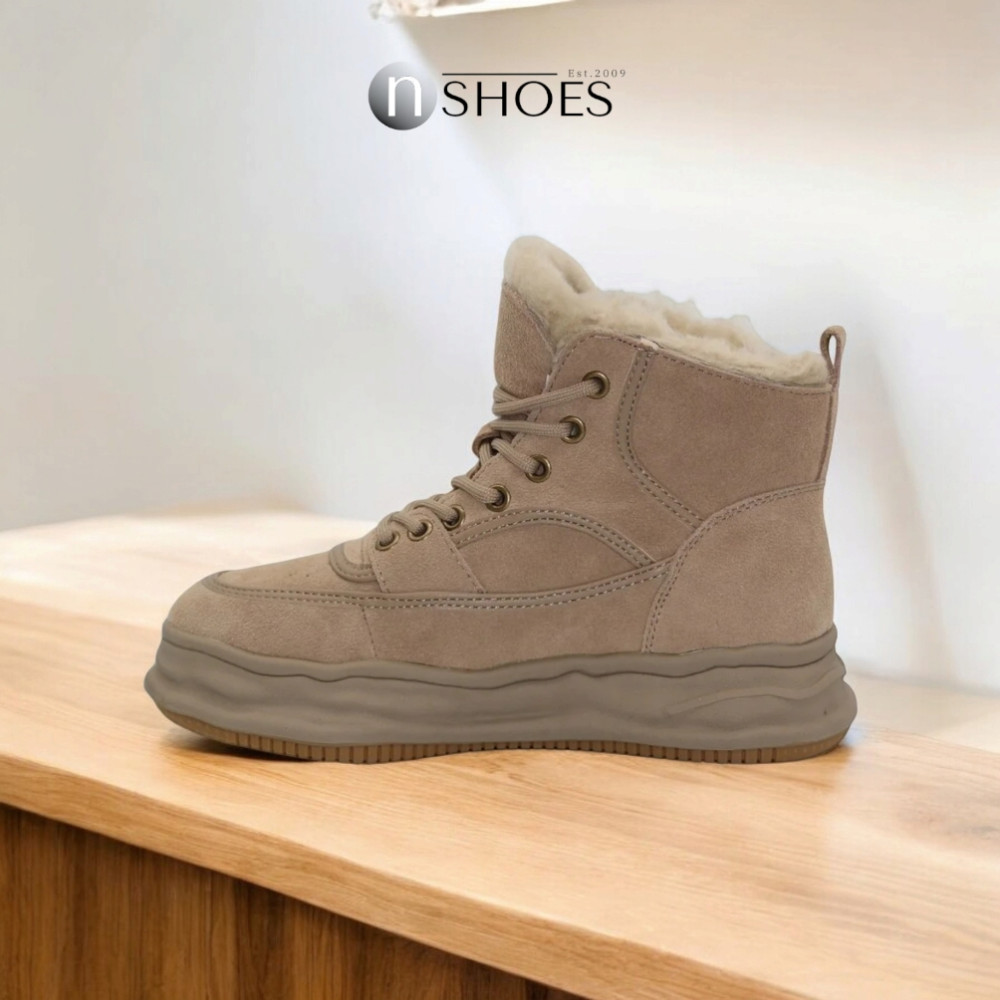 Women’s Beige Winter Sneakers Lonza 179491 oao-zm837 beige 5478