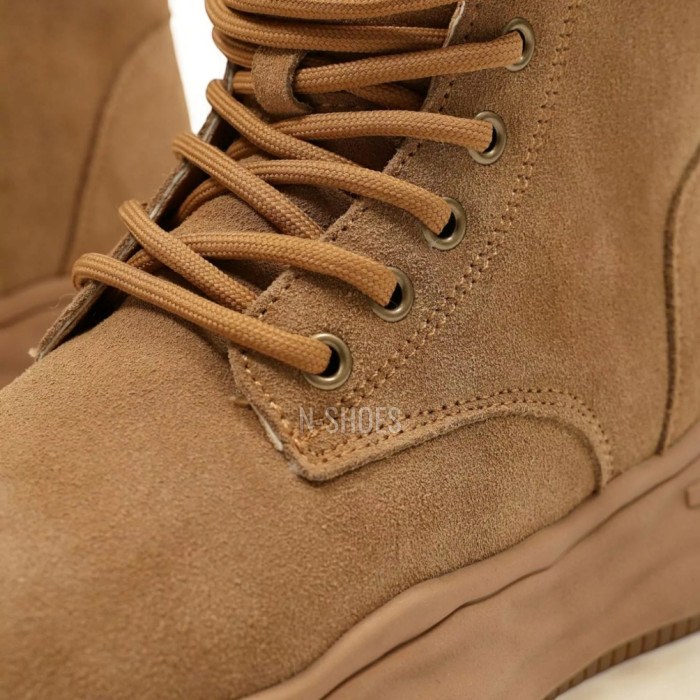 Женские бежевые зимние кроссовки Lonza 179491 oao-zm837 beige 5478
