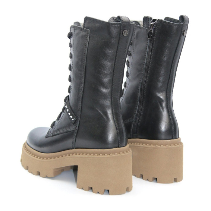 Women’s Winter Boots Nessi 23535 czarny1 in Genuine Leather