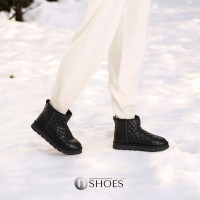 Жіночі шкіряні уггі з підкладкою з натурального хутра Lonza 179413 3210 black 5486