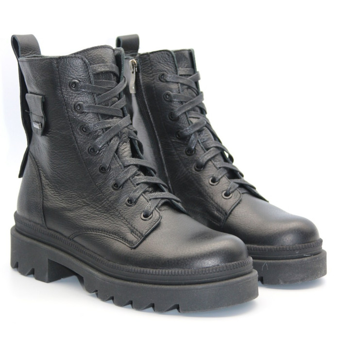 Women’s Mid-Season Boots Pollonus 5-1447-010 czarny verona