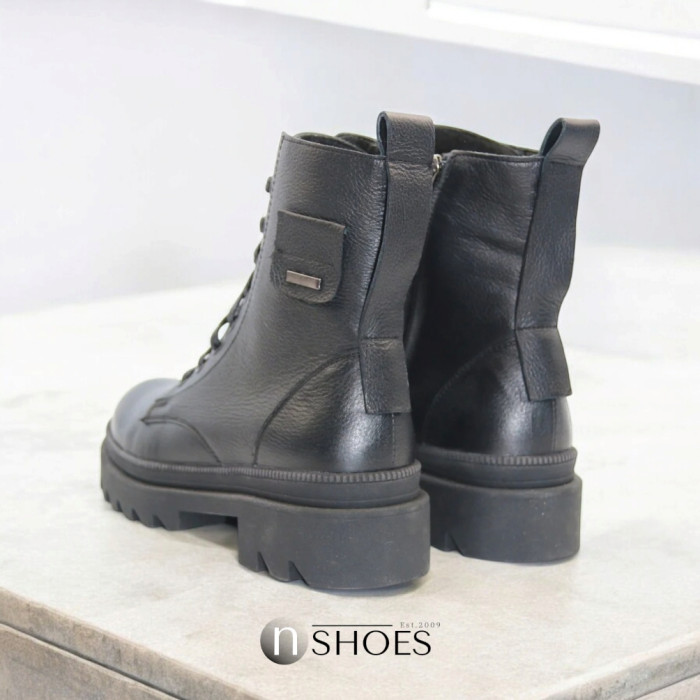 Women’s Mid-Season Boots Pollonus 5-1447-010 czarny verona