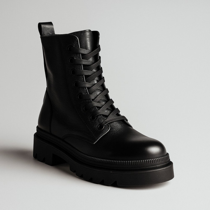 Women’s Mid-Season Boots Pollonus 5-1447-010 czarny verona
