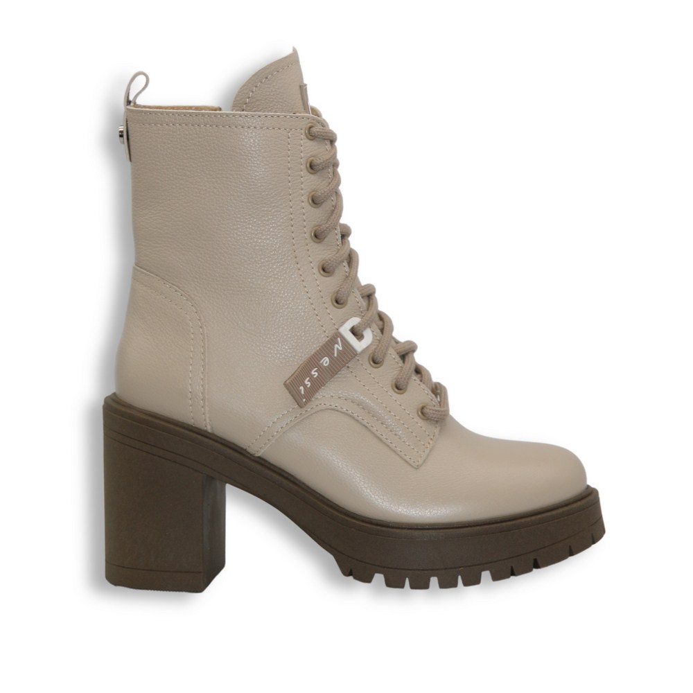 Жіночі бежеві демісезонні черевики Nessi 23548 bez 16 5500