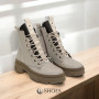 Buy women’s beige mid-season boots Steizer 649-831-552 5502
