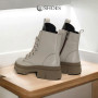 Buy women’s beige mid-season boots Steizer 649-831-552 5502