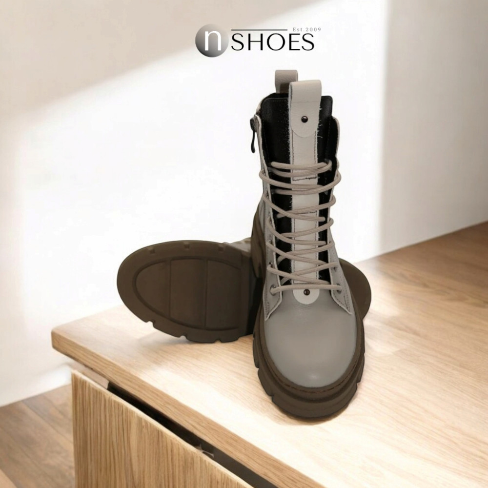 Buy women’s beige mid-season boots Steizer 649-831-552 5502