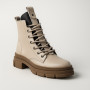 Buy women’s beige mid-season boots Steizer 649-831-552 5502