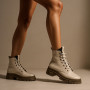 Buy women’s beige mid-season boots Steizer 649-831-552 5502