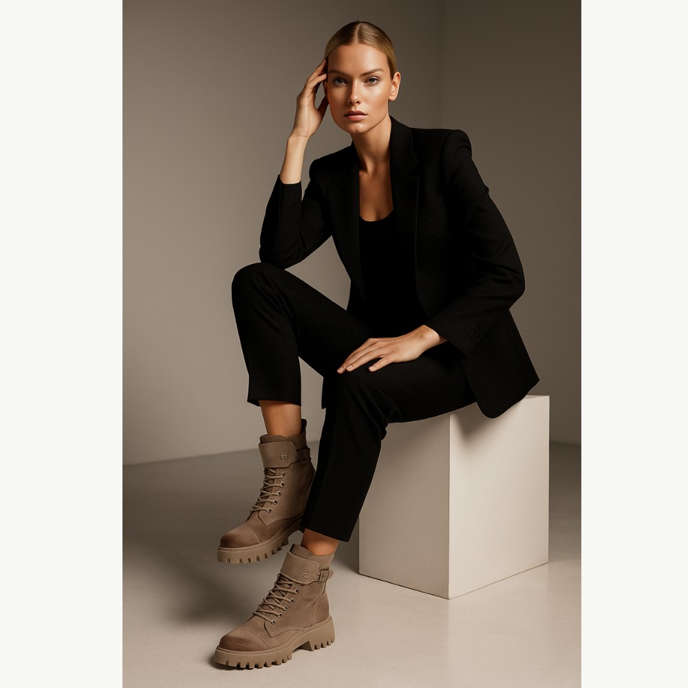 Женские бежевые зимние ботинки Steizer z922 528 5503