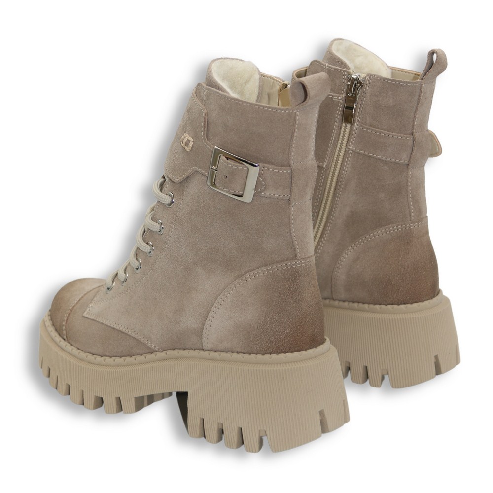 Женские бежевые зимние ботинки Steizer z922 528 5503