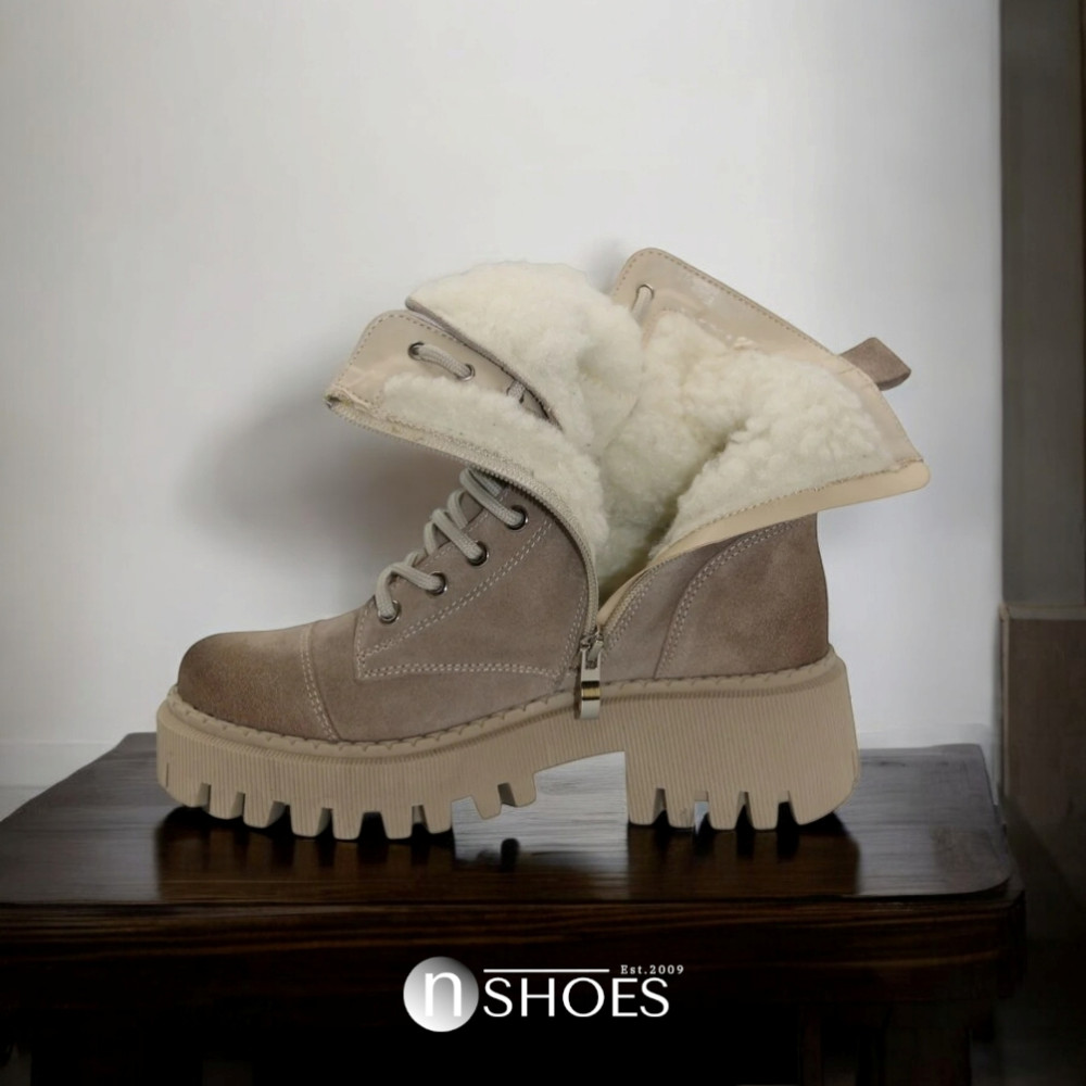 Женские бежевые зимние ботинки Steizer z922 528 5503