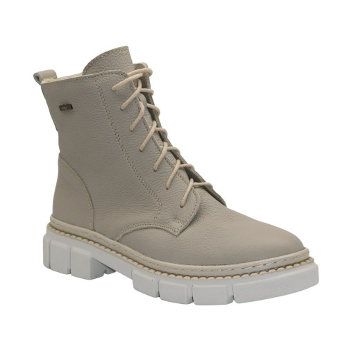 Women's winter boots Helios 549 ecru 10 5507 made of genuine leather and natural wool insulation from a Polish factory