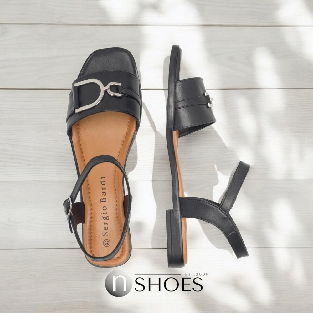 Жіночі шкіряні босоніжки Sergio Bardi (Польща) 5515