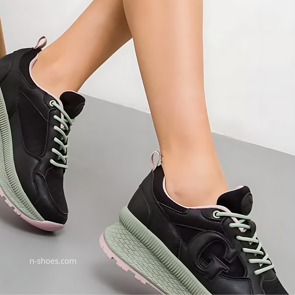 Women's textile sneakers Grunberg (Italy) model 5541