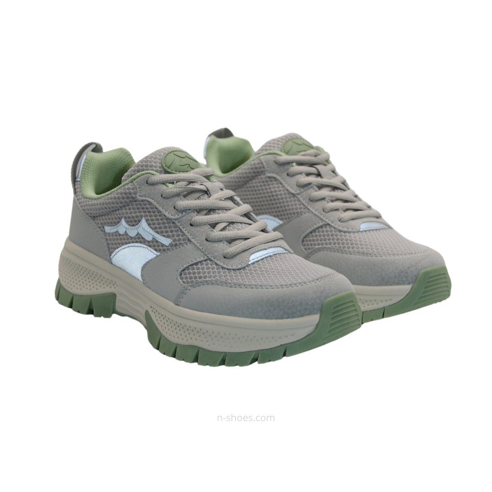 Купити жіночі сірі кросівки GRUNBERG 157593 05-03E 5813-5545