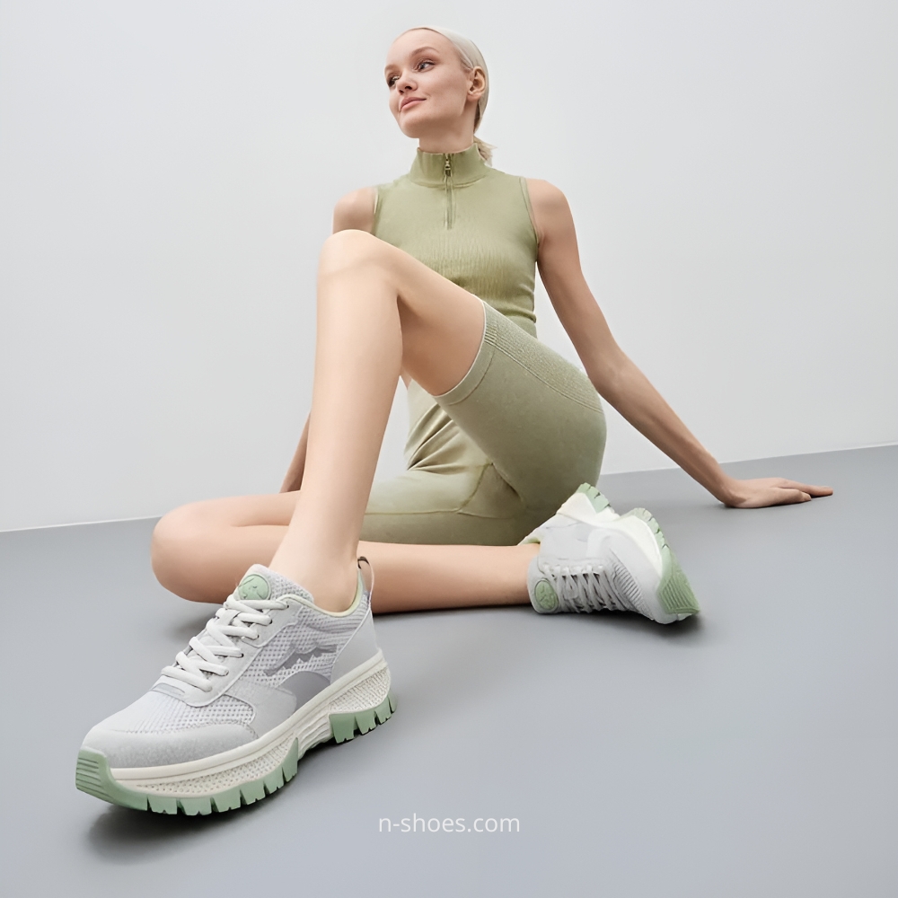 Купити жіночі сірі кросівки GRUNBERG 157593 05-03E 5813-5545