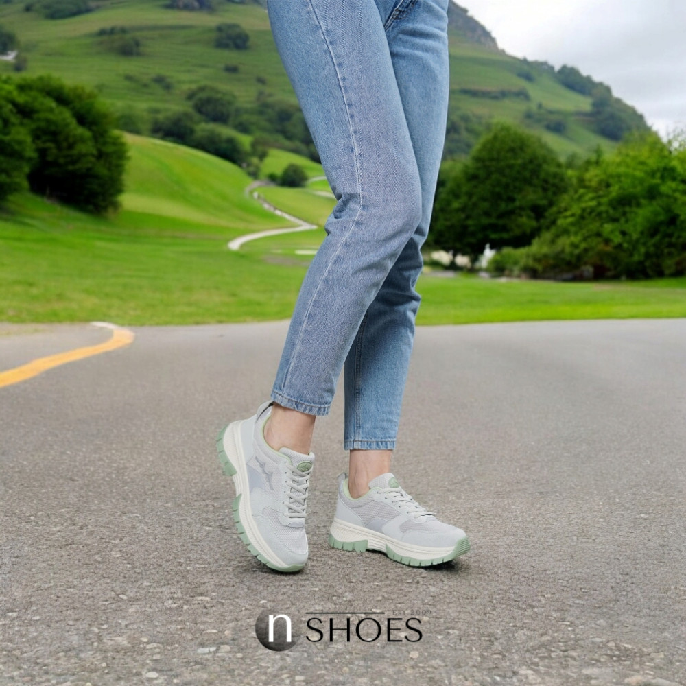 Купити жіночі сірі кросівки GRUNBERG 157593 05-03E 5813-5545