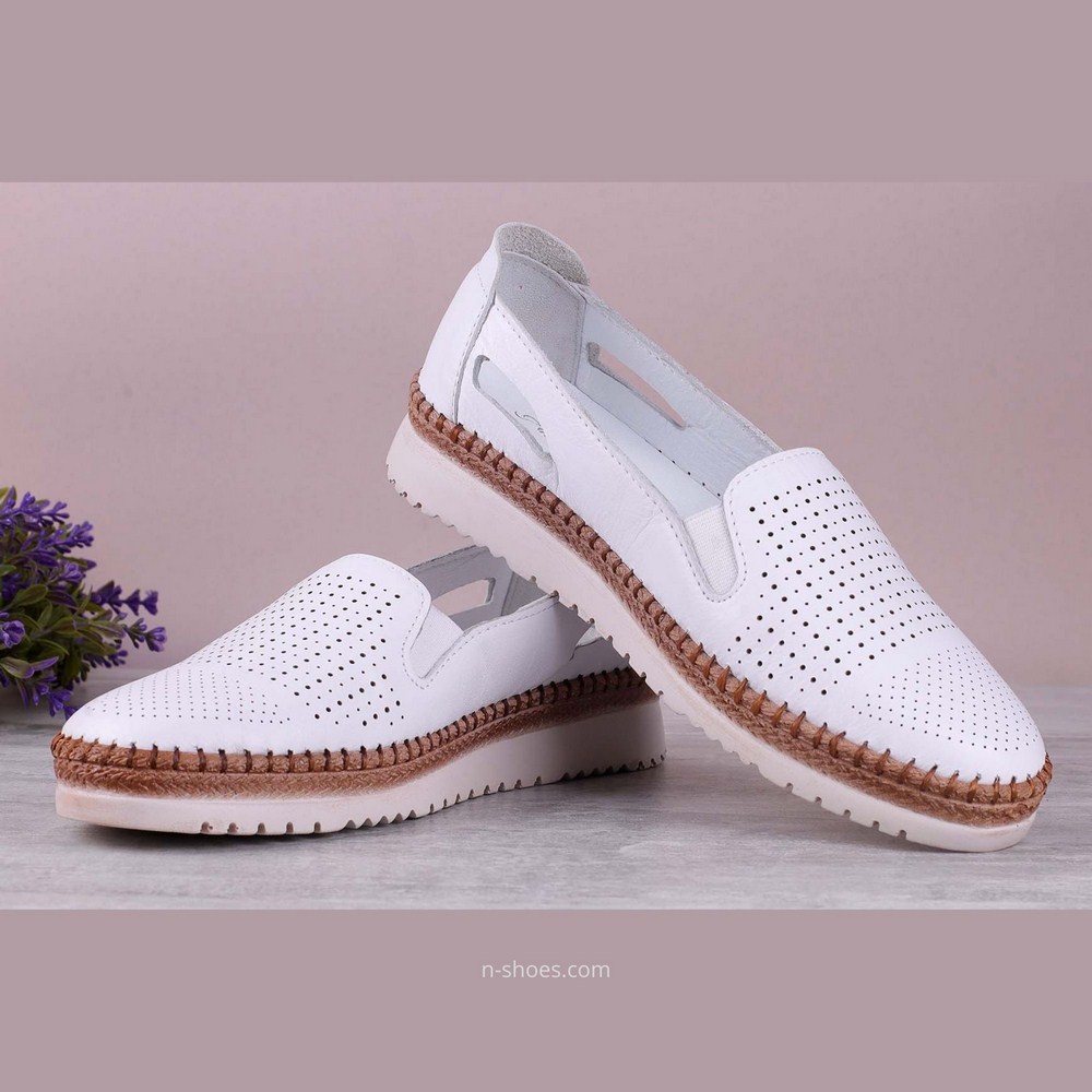 Women's leather ballet shoes Anna Lucci (Ukraine) model 5556