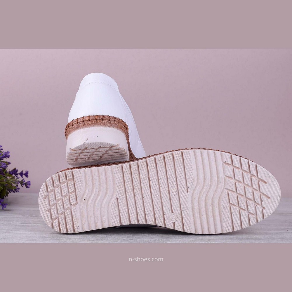 Women's leather ballet shoes Anna Lucci (Ukraine) model 5556