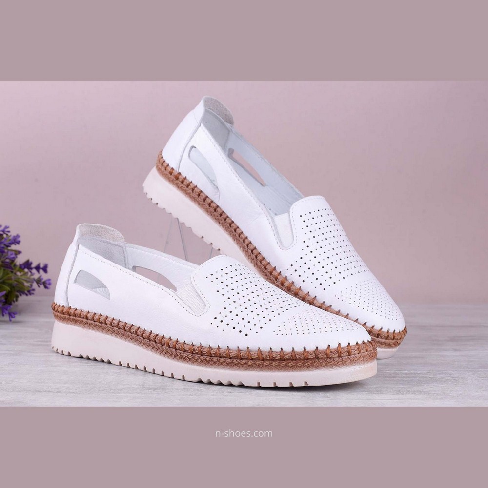 Women's leather ballet shoes Anna Lucci (Ukraine) model 5556