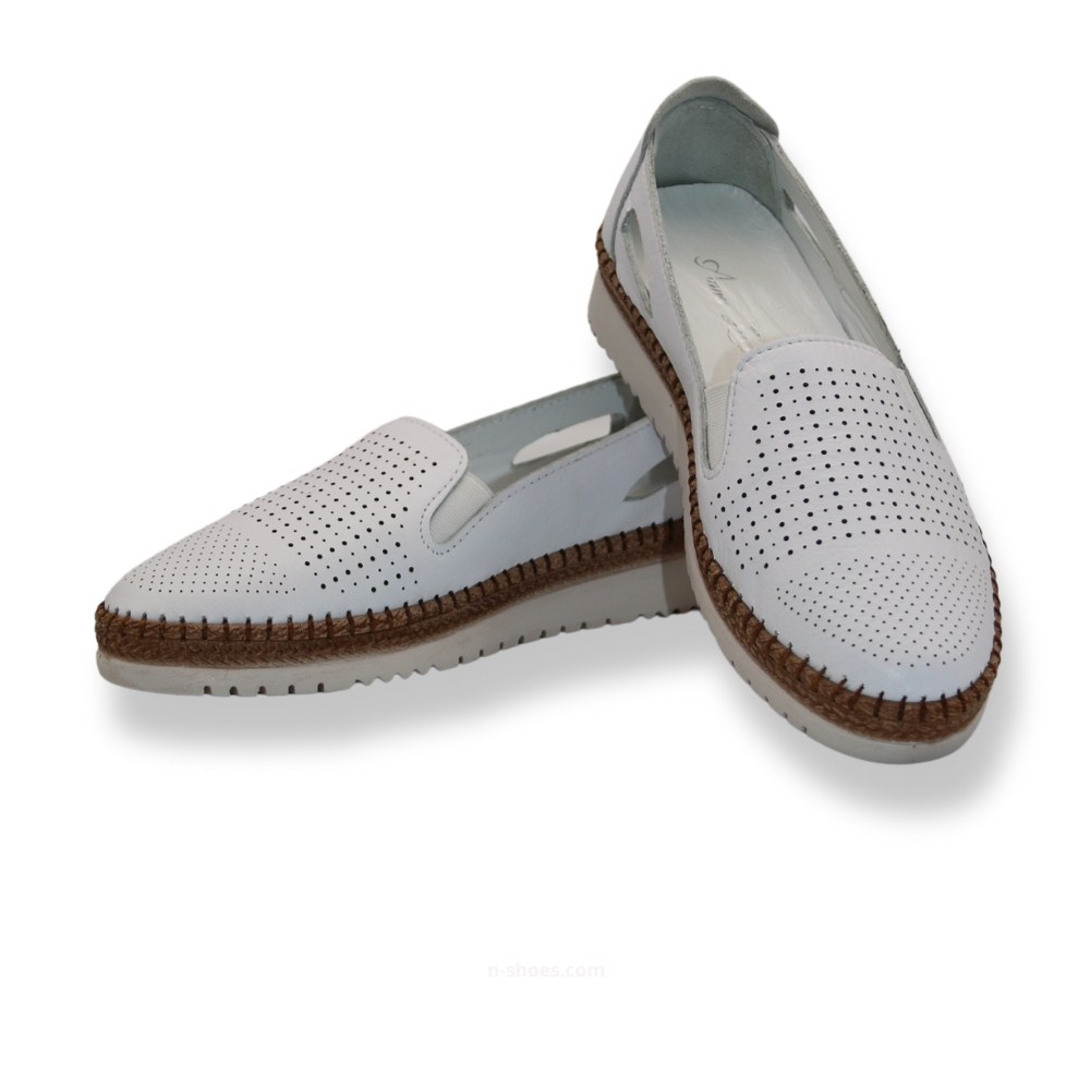 Women's leather ballet shoes Anna Lucci (Ukraine) model 5556