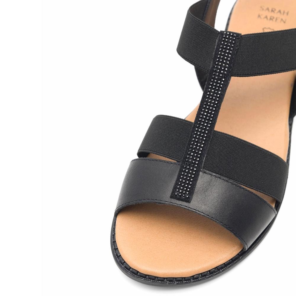 Women's leather sandals Sarah Karen (Poland) 5571