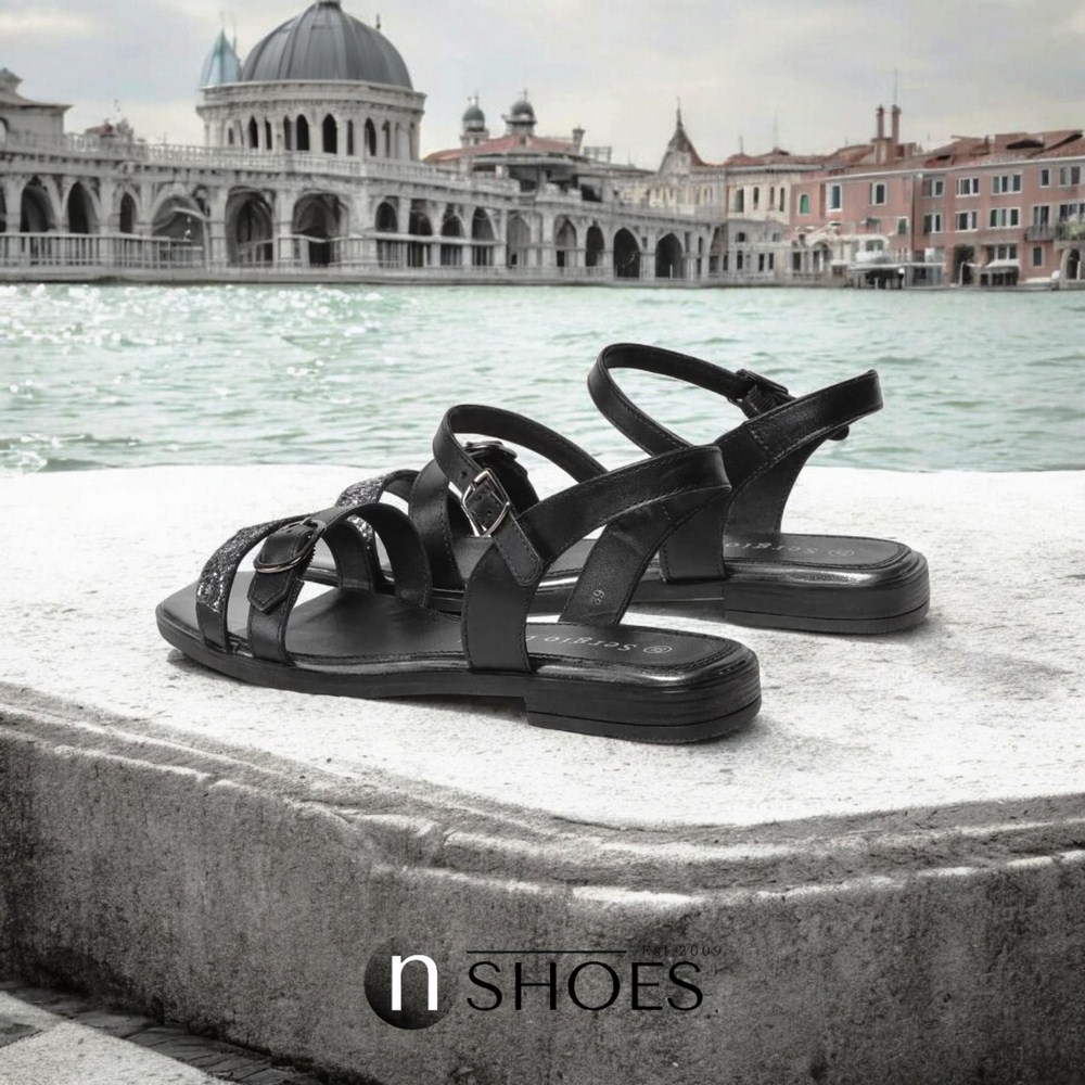 Шкіряні босоніжки Sergio Bardi (Польща) модель 5574