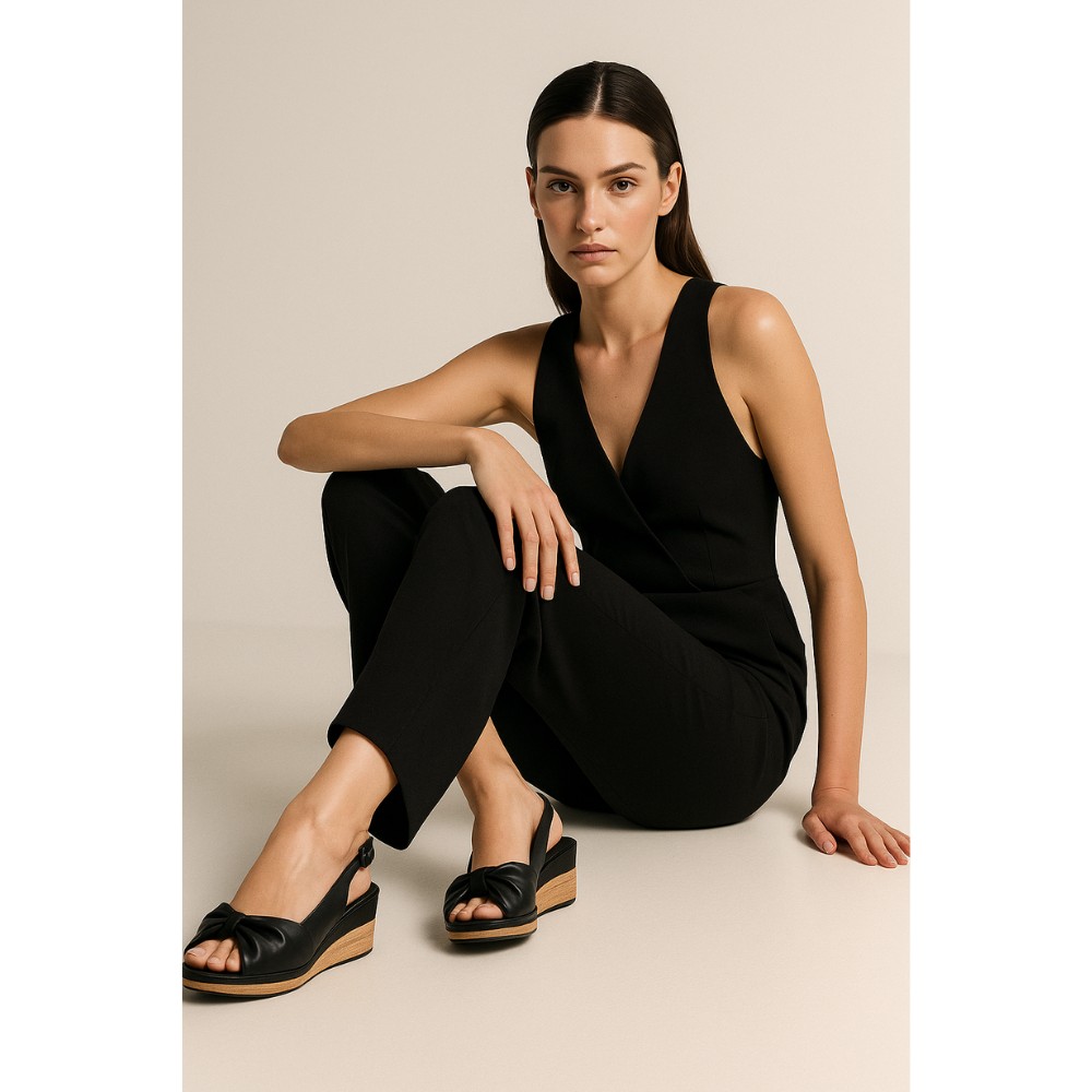 Босоніжки на танкетці Sarah Karen EST-FIONA-04 для широкої стопи