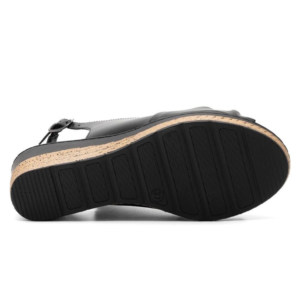 Босоніжки на танкетці Sarah Karen EST-FIONA-04 для широкої стопи