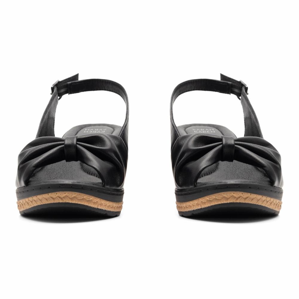 Босоніжки на танкетці Sarah Karen EST-FIONA-04 для широкої стопи