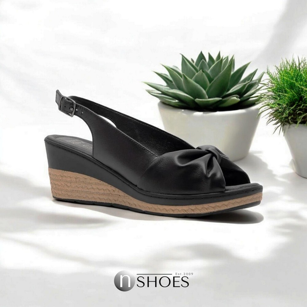 Босоніжки на танкетці Sarah Karen EST-FIONA-04 для широкої стопи