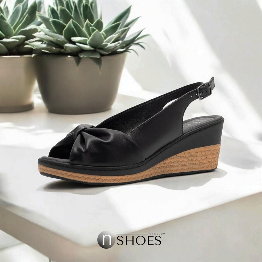 Босоніжки на танкетці Sarah Karen EST-FIONA-04 для широкої стопи