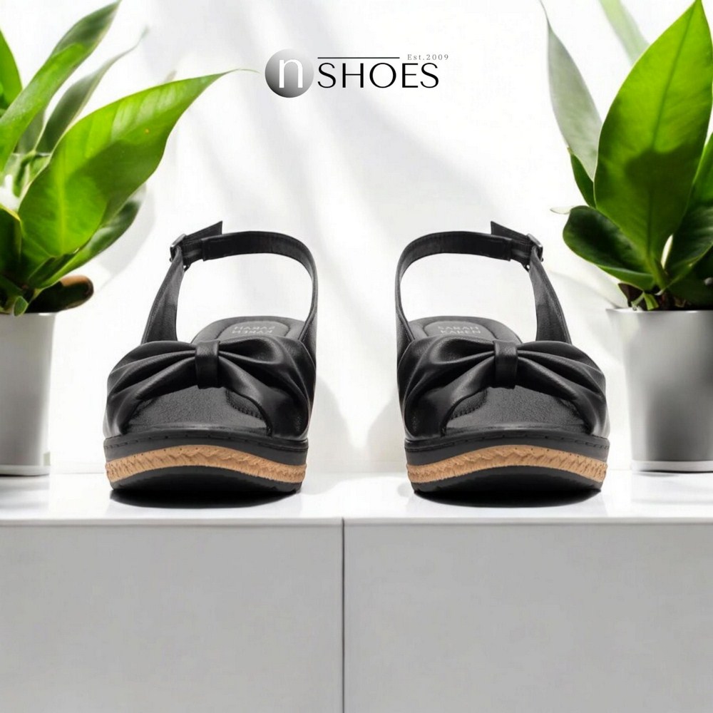 Босоніжки на танкетці Sarah Karen EST-FIONA-04 для широкої стопи